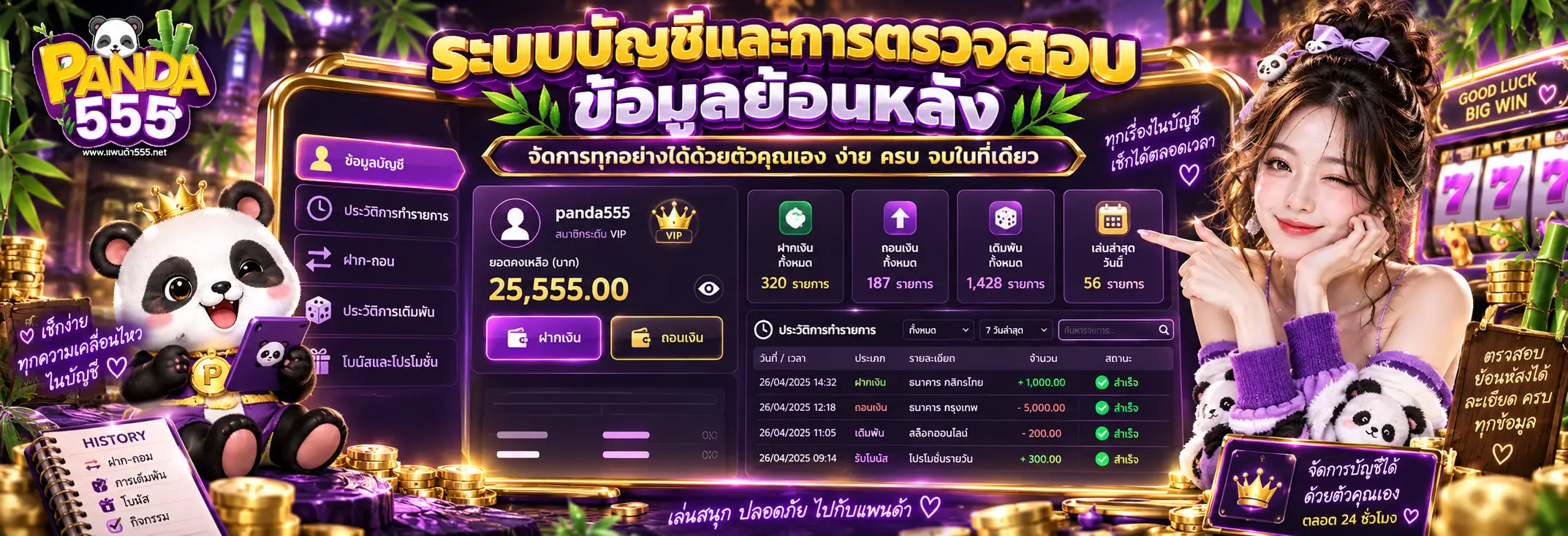 ระบบบัญชีและการตรวจสอบข้อมูลย้อนหลัง